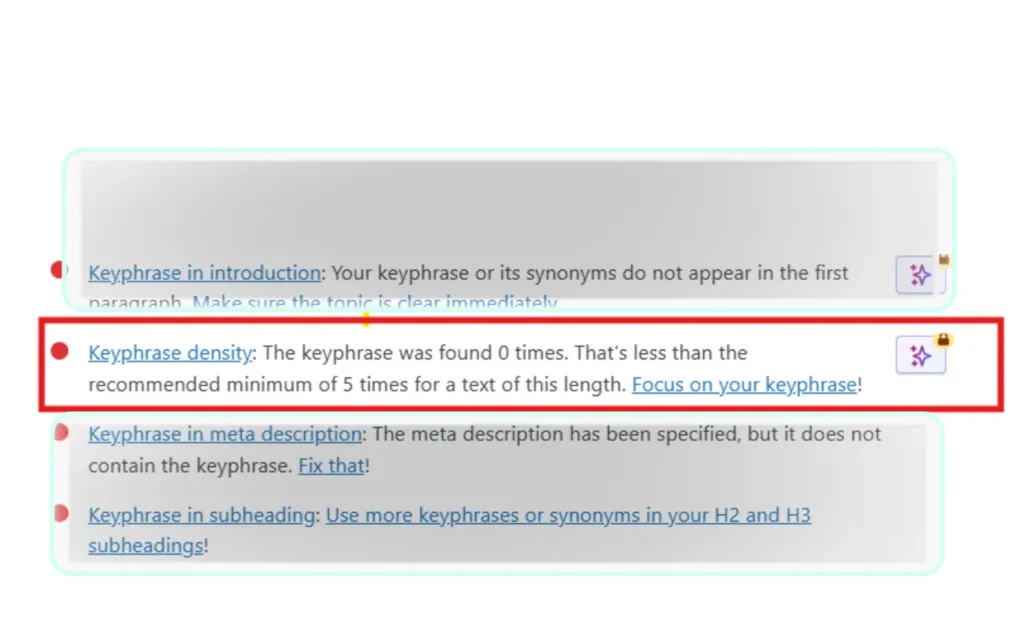 Keyword Optimization