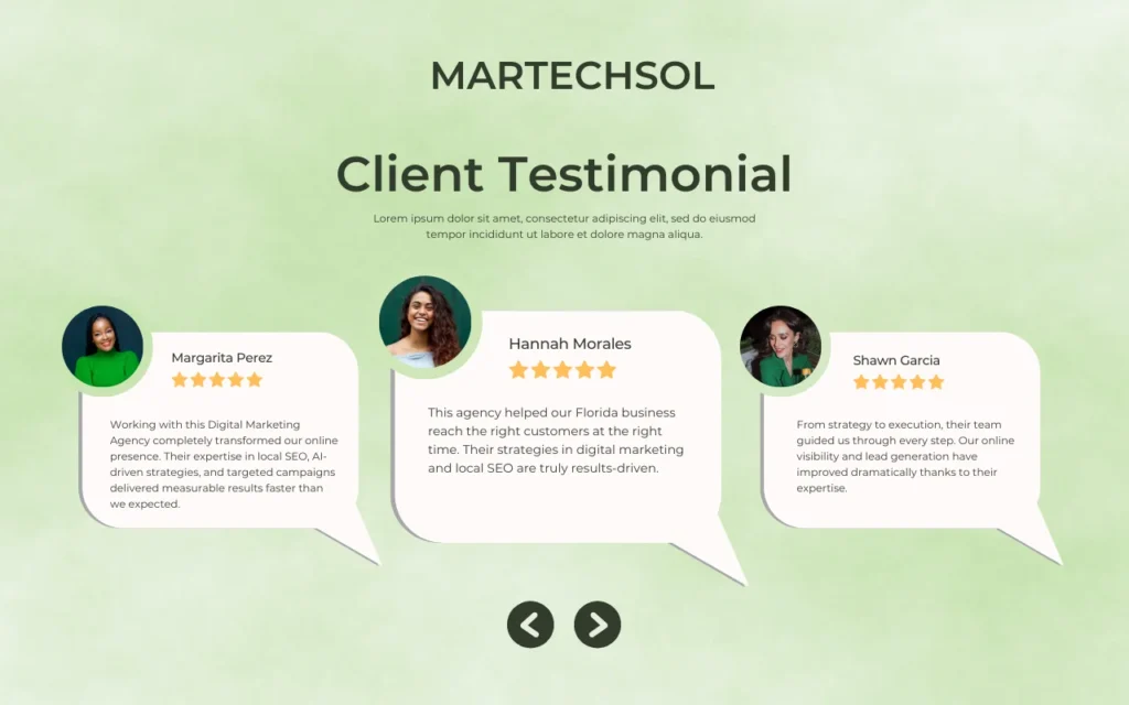 Reviews of Clients  For Digital Marketing Agency