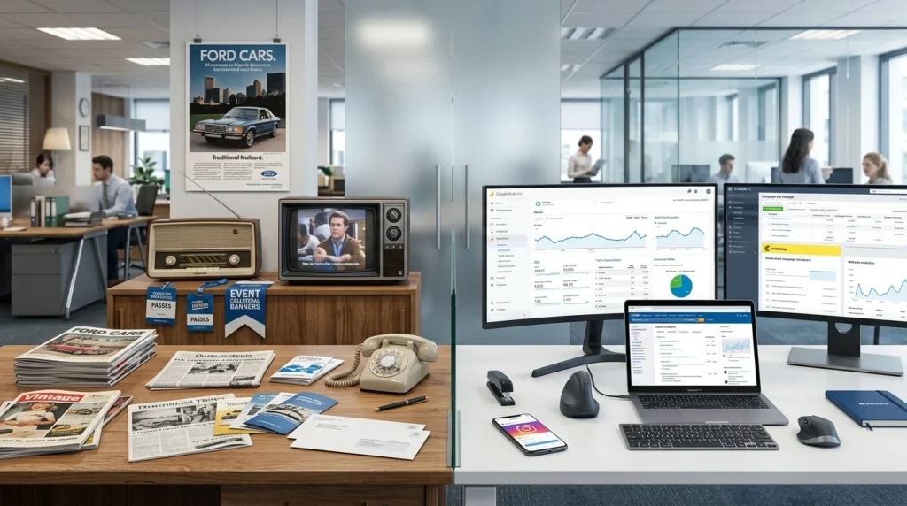 Read more about the article Digital Marketing vs Traditional Marketing: Pros, Cons, and Best Use Cases